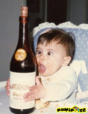 Totálně šokovaný děcko