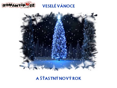 Vánoční a novoroční přání - stromek